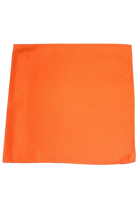 Solid 100% Cotton Unisex Bandana - 4 Pack