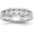 thumbnail image 1 of Solid 10K White Gold Lab Grown Diamond, VS/SI GH, Men's Ring - Ring Size 10.0, 1 of 6
