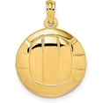 thumbnail image 1 of Solid 10K Yellow Gold Polished VolleyBall Charm - 22.5mm, 1 of 6