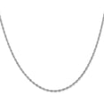thumbnail image 1 of Solid 10k White Gold 2.1mm Diamond Cut Quadruple Rope Chain - 18", 1 of 8