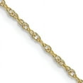 thumbnail image 1 of Solid 10k Yellow Gold 1.6mm Carded Cable Rope Chain - 24", 1 of 9