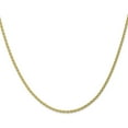 thumbnail image 1 of Solid 10k Yellow Gold 2mm Parisian Wheat Chain - 7" Bracelet, 1 of 8