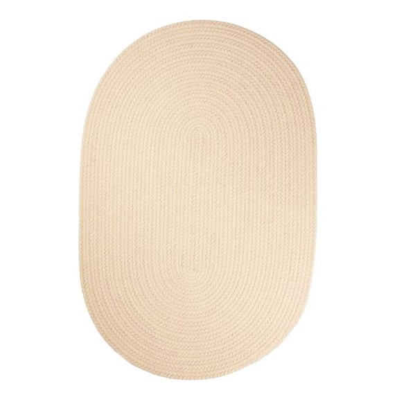 Solid 10x13 Rug Cream
