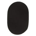 thumbnail image 1 of Solid 10x13 Wool Rug Black, 1 of 1