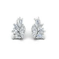 thumbnail image 1 of Solid 14 Kt Gold Genuine Pear HI/SI Diamond Stud Earrings Fine Women Jewelry, 1 of 4