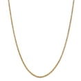 thumbnail image 1 of Solid 14K 2mm Byzantine Chain Bracelet / Anklet, 1 of 3