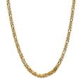 thumbnail image 1 of Solid 14K 5.25mm Byzantine Chain Bracelet / Anklet, 1 of 3
