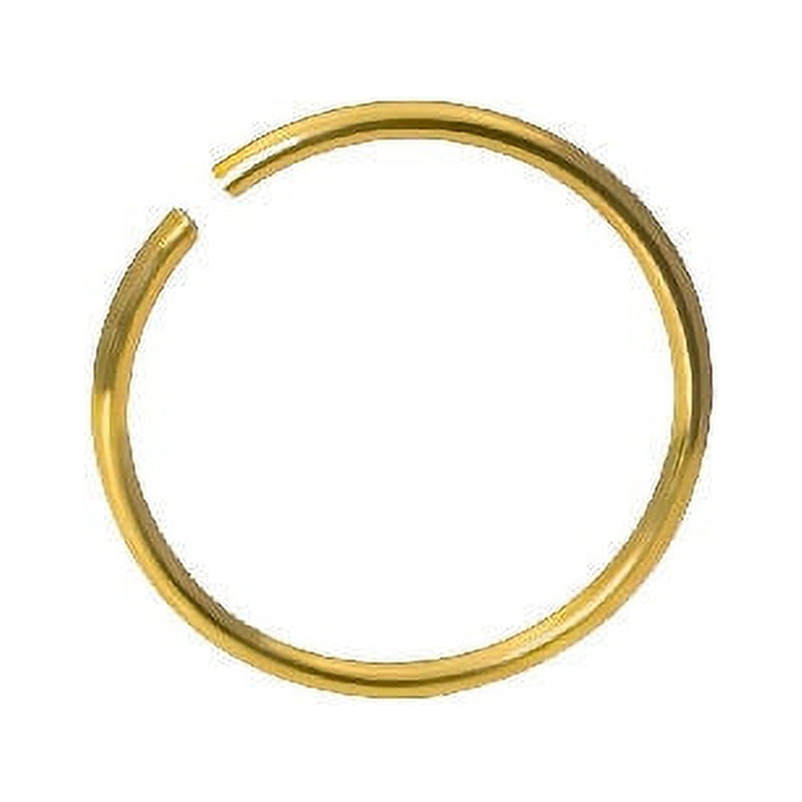 Buy 22ct Gold Coiled Hoop Nose Ring Online at Purejewels UK