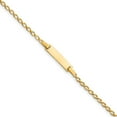 thumbnail image 1 of Solid 14K Polished Baby ID Bracelet, 1 of 3