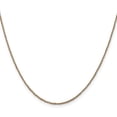 thumbnail image 1 of Solid 14K Rose Gold 1.10mm Ropa with Spring Ring Lock Chain - 18", 1 of 8