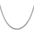 thumbnail image 1 of Solid 14K White Gold 2.2mm Franco with Lobster Lock Chain - 22", 1 of 8