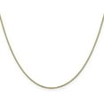 thumbnail image 1 of Solid 14K Yellow Gold 1.1mm Box with Spring Ring Lock Chain - 24", 1 of 8