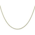 thumbnail image 1 of Solid 14K Yellow Gold 1.1mm Diamond-cut Round Open Link Cable with Lobster Lock Chain - 26", 1 of 8