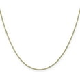 thumbnail image 1 of Solid 14K Yellow Gold 1.1mm Spiga with Spring Ring Lock Chain - 24", 1 of 8