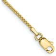 thumbnail image 1 of Solid 14K Yellow Gold 1.2mm Box with Lobster Lock Chain - 28", 1 of 4