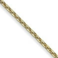 thumbnail image 1 of Solid 14K Yellow Gold 1.2mm Diamond-cut Cable with Lobster Lock Chain - 16", 1 of 8