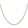 thumbnail image 1 of Solid 14K Yellow Gold 1.3mm Round Snake with Lobster Lock Chain - 24", 1 of 8