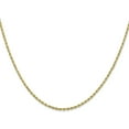thumbnail image 1 of Solid 14K Yellow Gold 1.7mm Diamond-cut Rope with Lobster Lock Chain - 20", 1 of 8