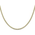 thumbnail image 1 of Solid 14K Yellow Gold 2.6mm Concave Anchor with Lobster Lock Bracelet - 8", 1 of 8