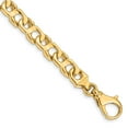 thumbnail image 1 of Solid 14K Yellow Gold 20 inch 7.4mm Hand Polished Fancy Link with Fancy Lobster Clasp Chain Necklace, 1 of 2