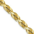thumbnail image 1 of Solid 14K Yellow Gold 6.7mm Diamond-cut Rope with Fancy Lobster Lock Chain - 24", 1 of 8
