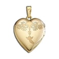thumbnail image 1 of Solid 14K Yellow Gold "Sweetheart" Valentines Day Locket 3/4 Inch X 3/4 Inch in Solid 14K Yellow Gold, 1 of 1