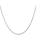 thumbnail image 1 of Solid 14k White Gold 1.6mm Round Snake Chain Necklace - with Secure Lobster Lock Clasp 24", 1 of 6