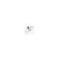thumbnail image 1 of Solid 14k White Gold 5x3mm Pear Tanvorite Diamond Engagement Ring Size 8, 1 of 2
