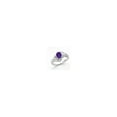 thumbnail image 1 of Solid 14k White Gold 7x5mm Oval Tanvorite VS Diamond Engagement Ring Size 7 (.06 cttw.), 1 of 2