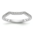 thumbnail image 1 of Solid 14k White Gold Engagement Lab Grown Diamond Wedding Band Ring Size 5 (.23 cttw.), 1 of 8