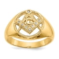 thumbnail image 1 of Solid 14k White and Yellow Gold Men's Two Toned Diamond Ring Band Size 8 (.059 cttw.), 1 of 2