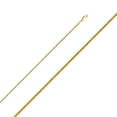 thumbnail image 1 of Solid 14k Yellow Gold 1.4MM Round Wheat Chain Necklace With - 18 Inches, 1 of 2