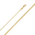 thumbnail image 1 of Solid 14k Yellow Gold 1MM Box Chain Necklace With - 18 Inches, 1 of 2
