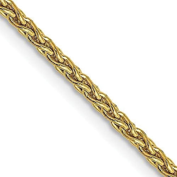Solid 14k Yellow Gold 2mm Parisian Wheat with Lobster Lock Chain - 26"