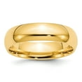 thumbnail image 1 of Solid 14k Yellow Gold 6mm Comfort-Fit Wedding Band - Size 10, 1 of 3