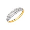 thumbnail image 1 of Solid 14k Yellow Gold Fancy Cubic Zirconia CZ Ring / Set Size 10, 1 of 2