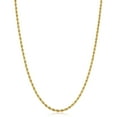 thumbnail image 1 of KoolJewelry Solid 14k Yellow Gold Filled Rope Chain Necklace (2.1 mm, 16 inch), 1 of 10