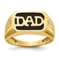thumbnail image 1 of Solid 14k Yellow Gold Men's VS Diamond Ring Band Size 10 (.014 cttw.), 1 of 4