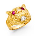 thumbnail image 1 of Solid 14k Yellow Gold Mens Fashion Anniversary Ring Size 6.5, 1 of 2