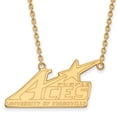 thumbnail image 1 of Solid 14k Yellow Gold University of Evansville Large Pendant with Necklace, 1 of 2