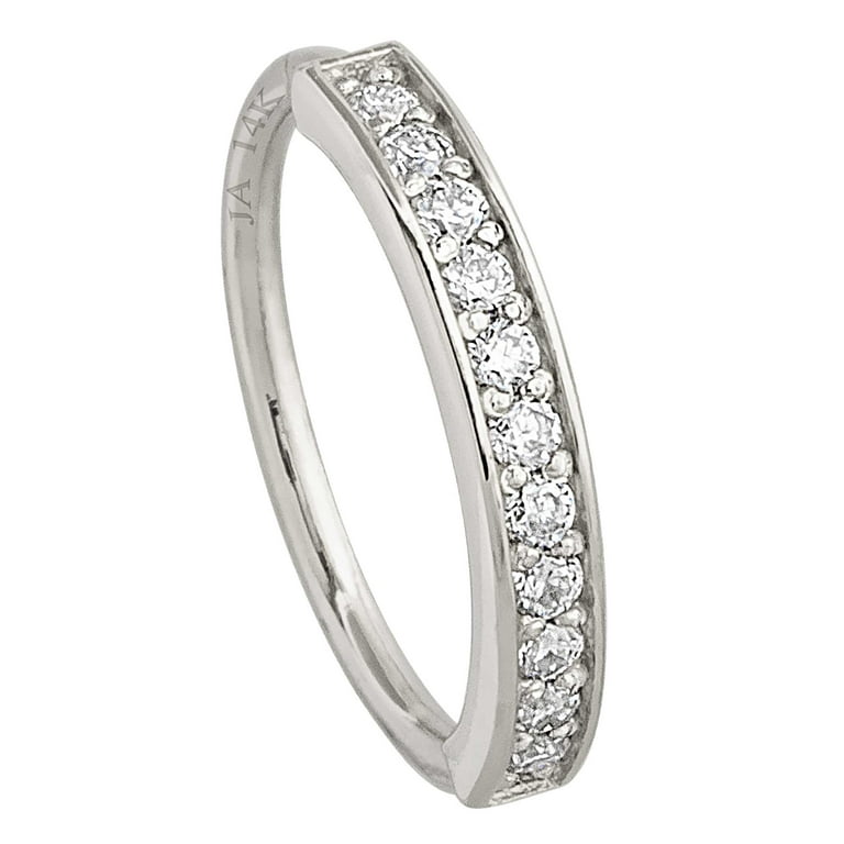 White gold nose ring 20g discount