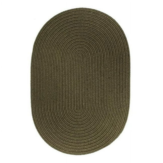 Solid 2x4 Wool Rug Dk. Sage