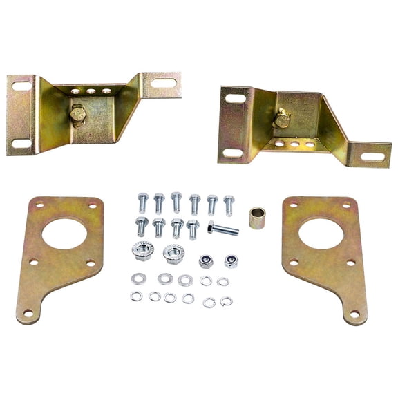Solid 4.6L Motor Mount Adapter Swap Kit for Ford Mustang 1979-2004 LS Engine Swap with Adapter Plates 3013-102 Fits LS1 LS2 LS3 LS6 LS7 LS9 LSX G-M Blocks