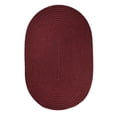 thumbnail image 1 of Solid 4' Round Rug Burgundy, 1 of 1