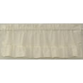 thumbnail image 1 of Solid 54Wx13L Ruffled Valance Cream, 1 of 1