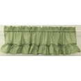 thumbnail image 1 of Solid 54Wx13L Ruffled Valance Sage, 1 of 1