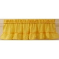 thumbnail image 1 of Solid 54Wx13L Ruffled Valance Yellow, 1 of 1