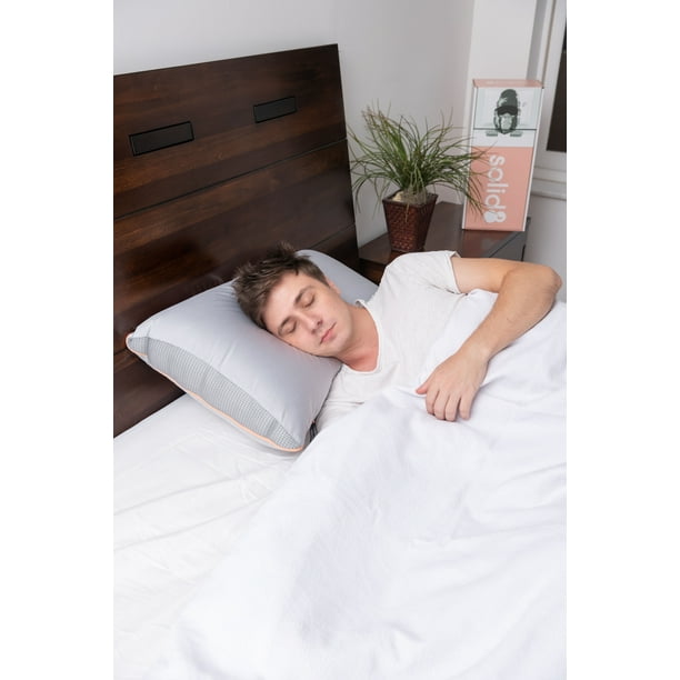 Solid 8 Graphene Extra Firm Down Alternative Pillow with Allergen