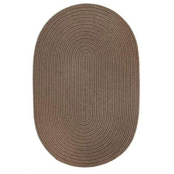 Solid 8' Round Rug Moonstone