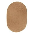 thumbnail image 1 of Solid 8' Round Wool Rug Taupe, 1 of 1